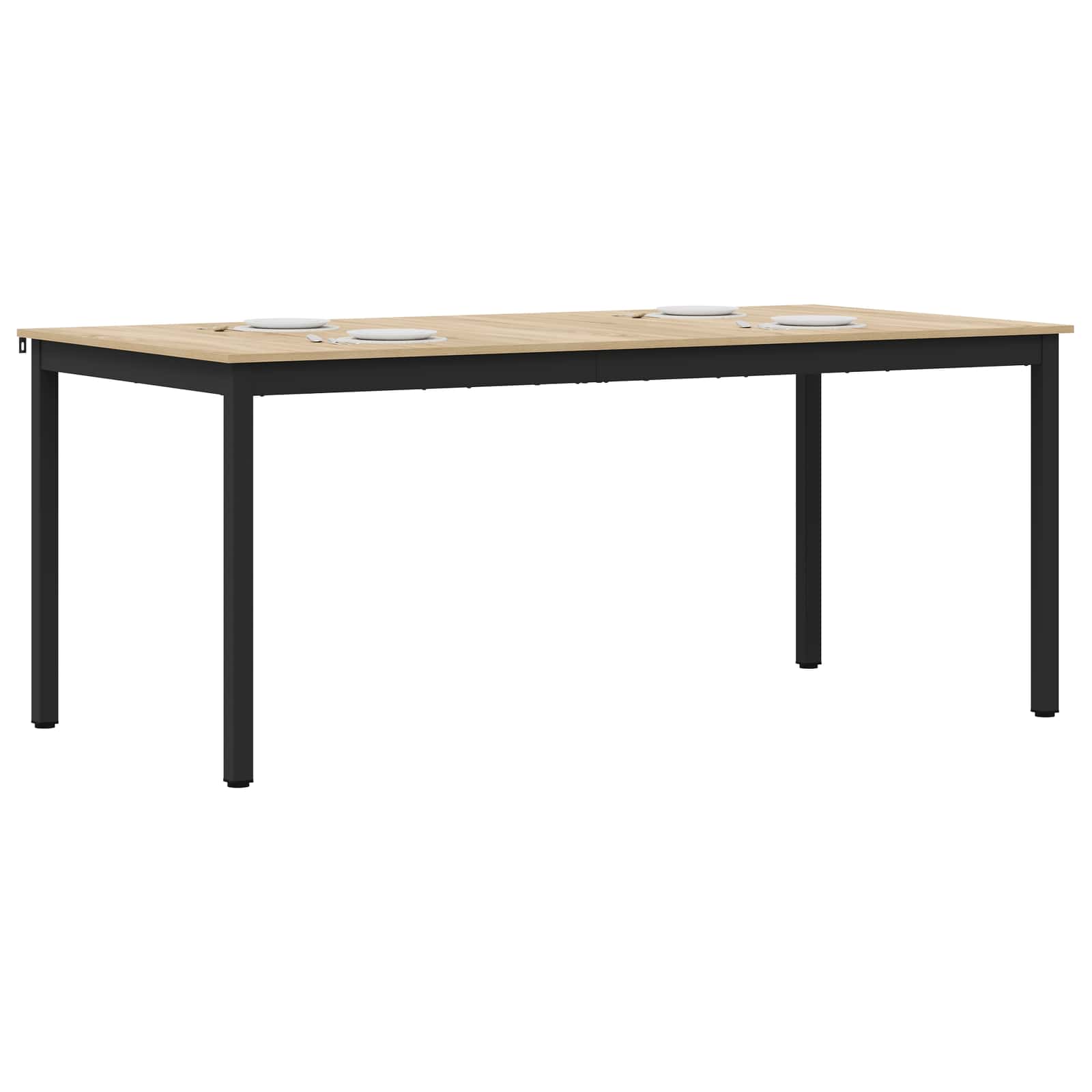 Blagovaonski stolovi 2 pcs 180 x 90 x 75 cm Konstruirano drvo
