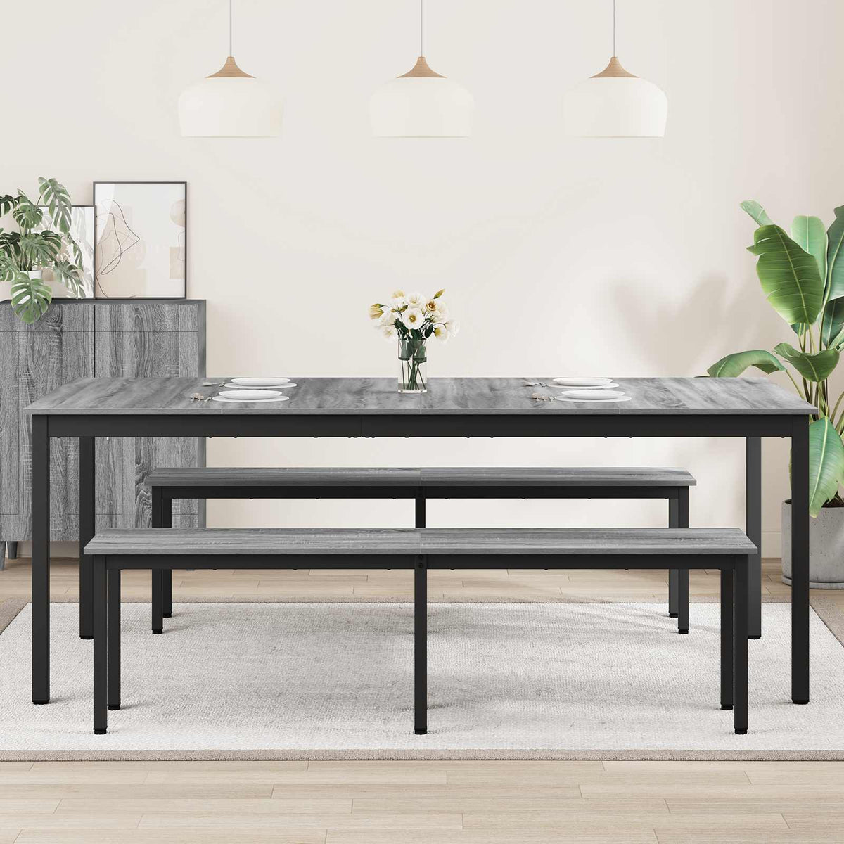 Blagovaonski stolovi 200 x 100 x 75 cm Konstruirano drvo