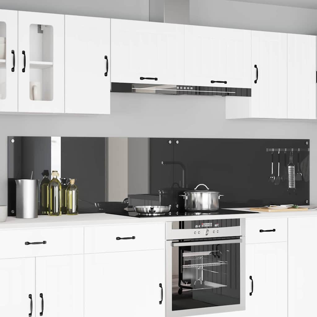 Kuhinjski zid 2 pcs Tamno siva 120 x 50 cm