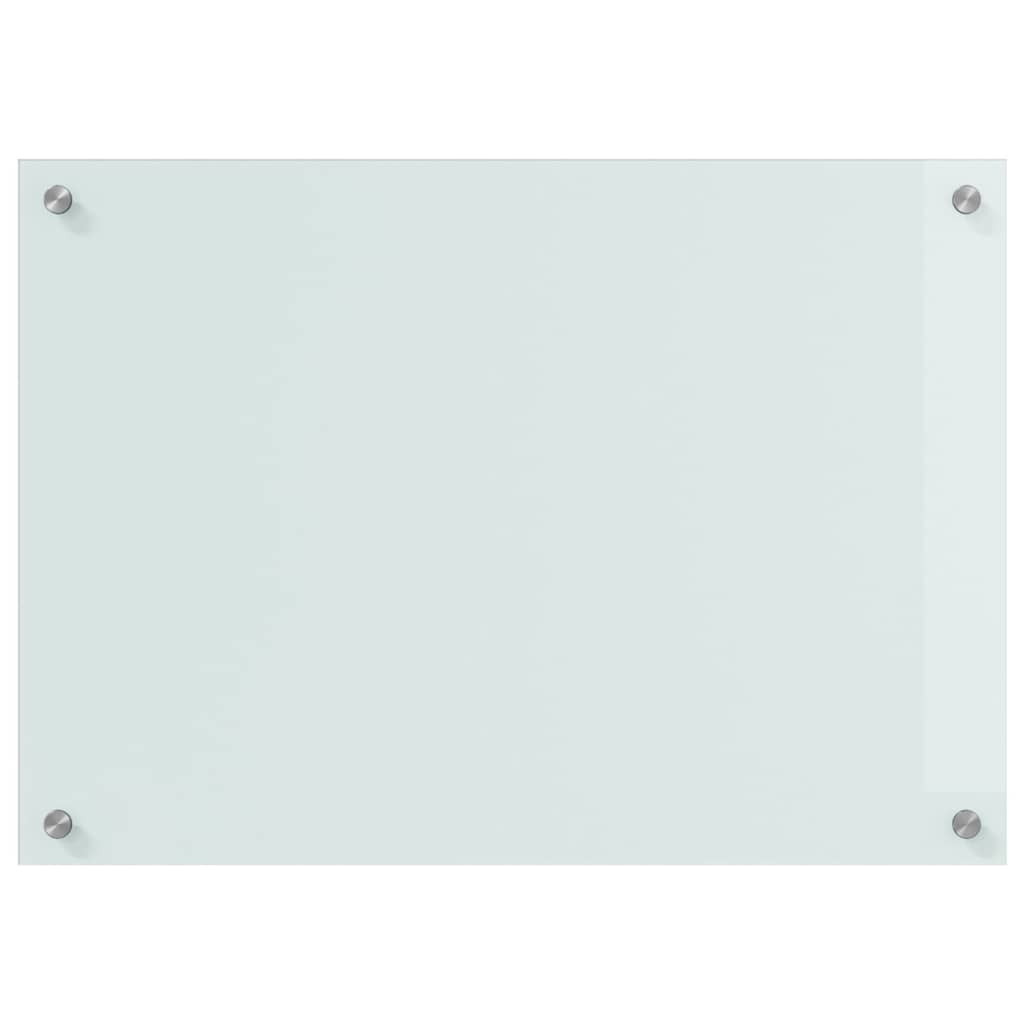 Kuhinjski zid 2 pcs Bijelo 70 x 50 cm Staklo otporno na udarce