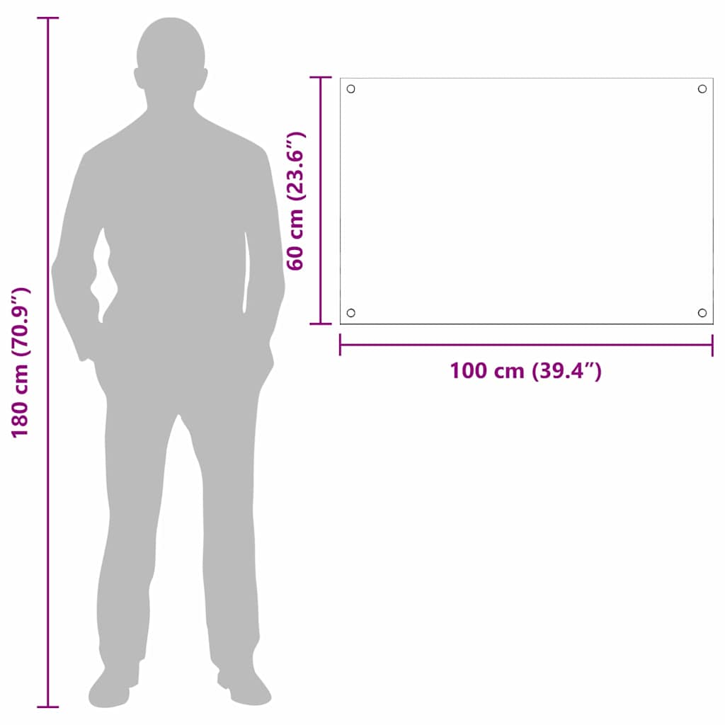 Kuhinjski zid 2 pcs Bijelo 100 x 60 cm Staklo otporno na udarce