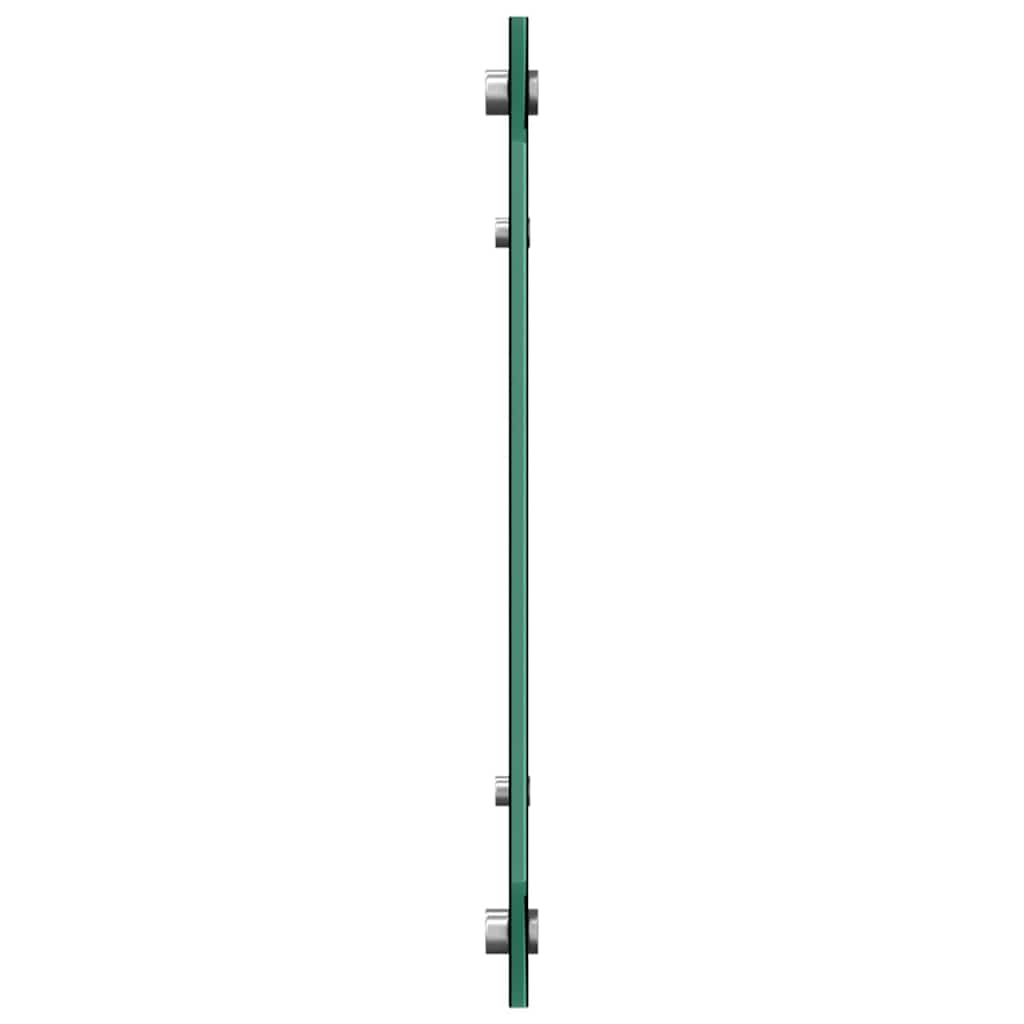 Kuhinjski zid 2 pcs Crna 90 x 40 cm Staklo otporno na udarce