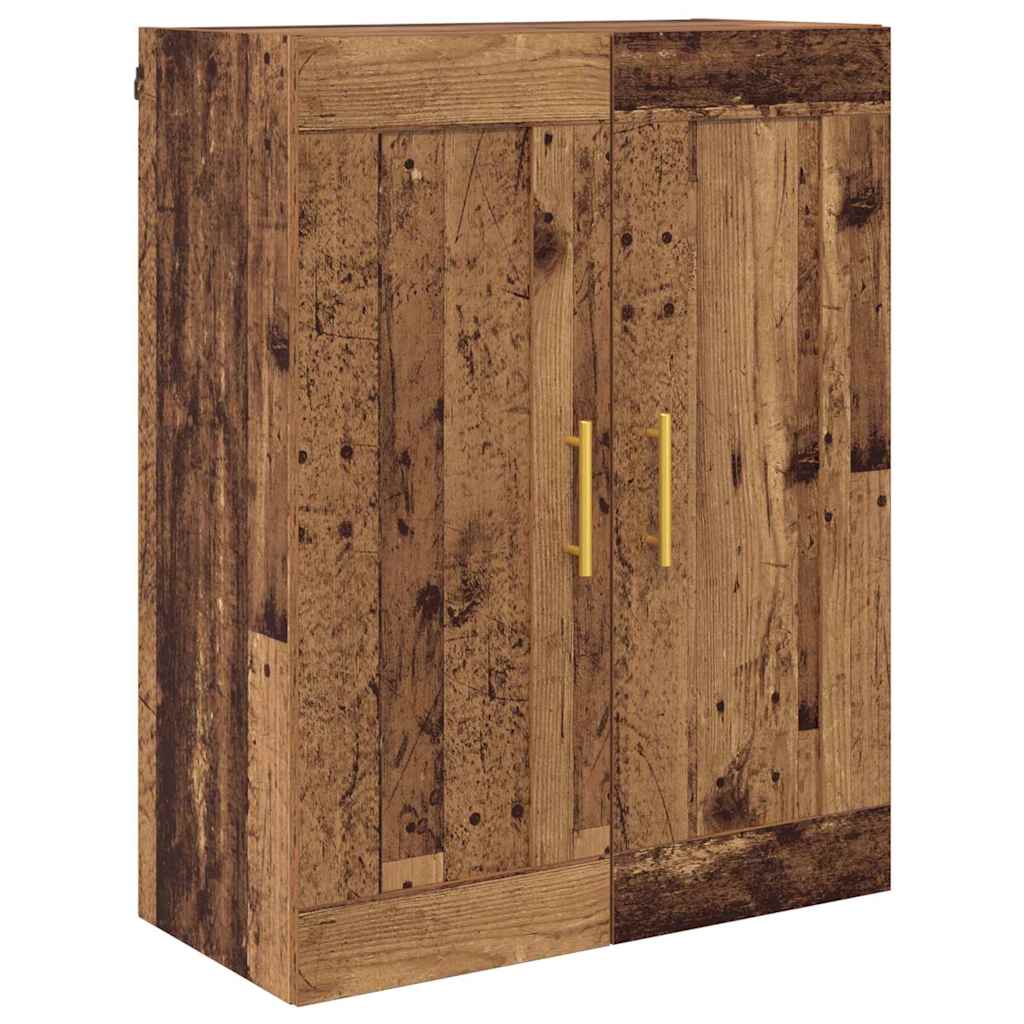 Kabinetski zidni Zidne 2 pcs Staro drvo 69,5 x 34 x 90 cm