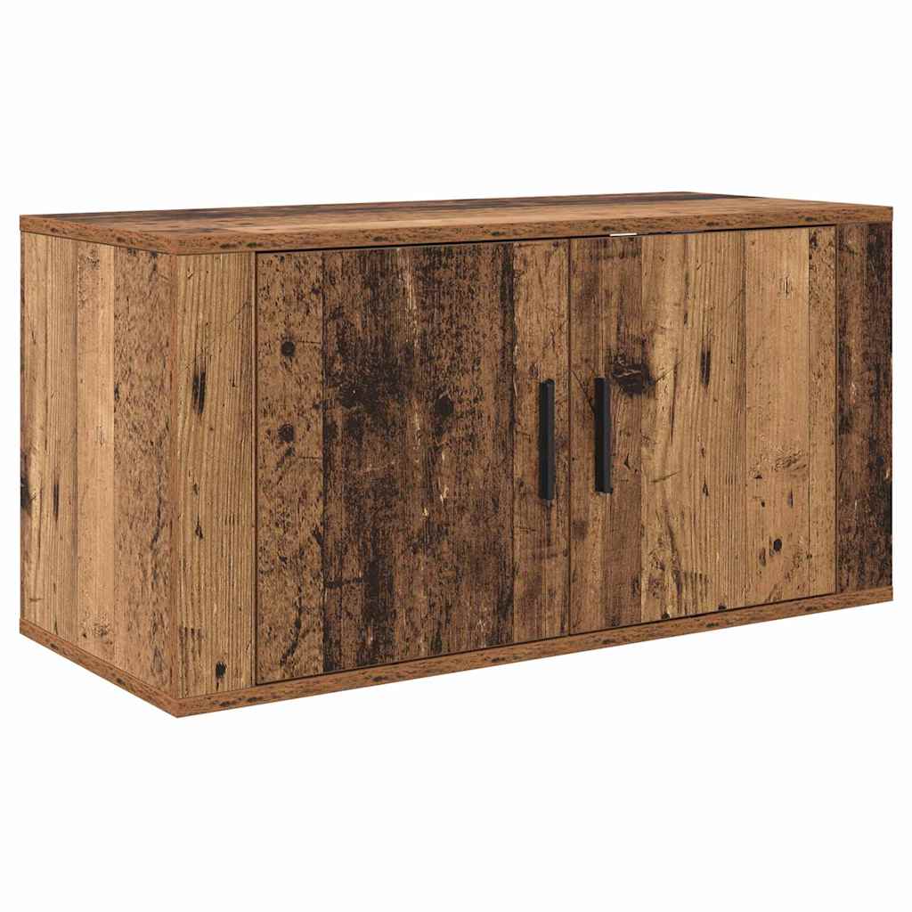Zidni TV ormar set Zidne 3 pcs Staro drvo 80 x 34,5 x 40 cm