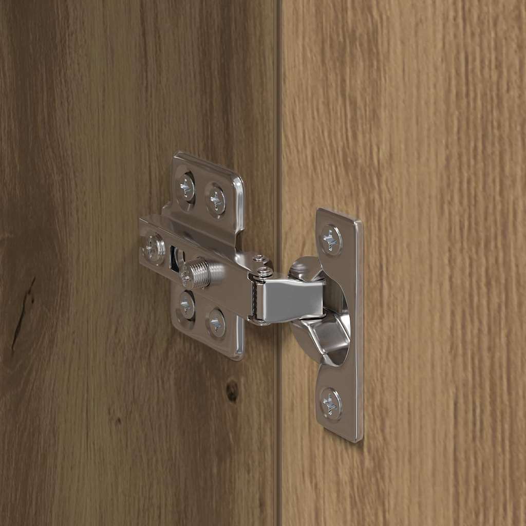 Kabinetski zidni Zidne 2 pcs Umjetnički hrast 69,5 x 34 x 90 cm