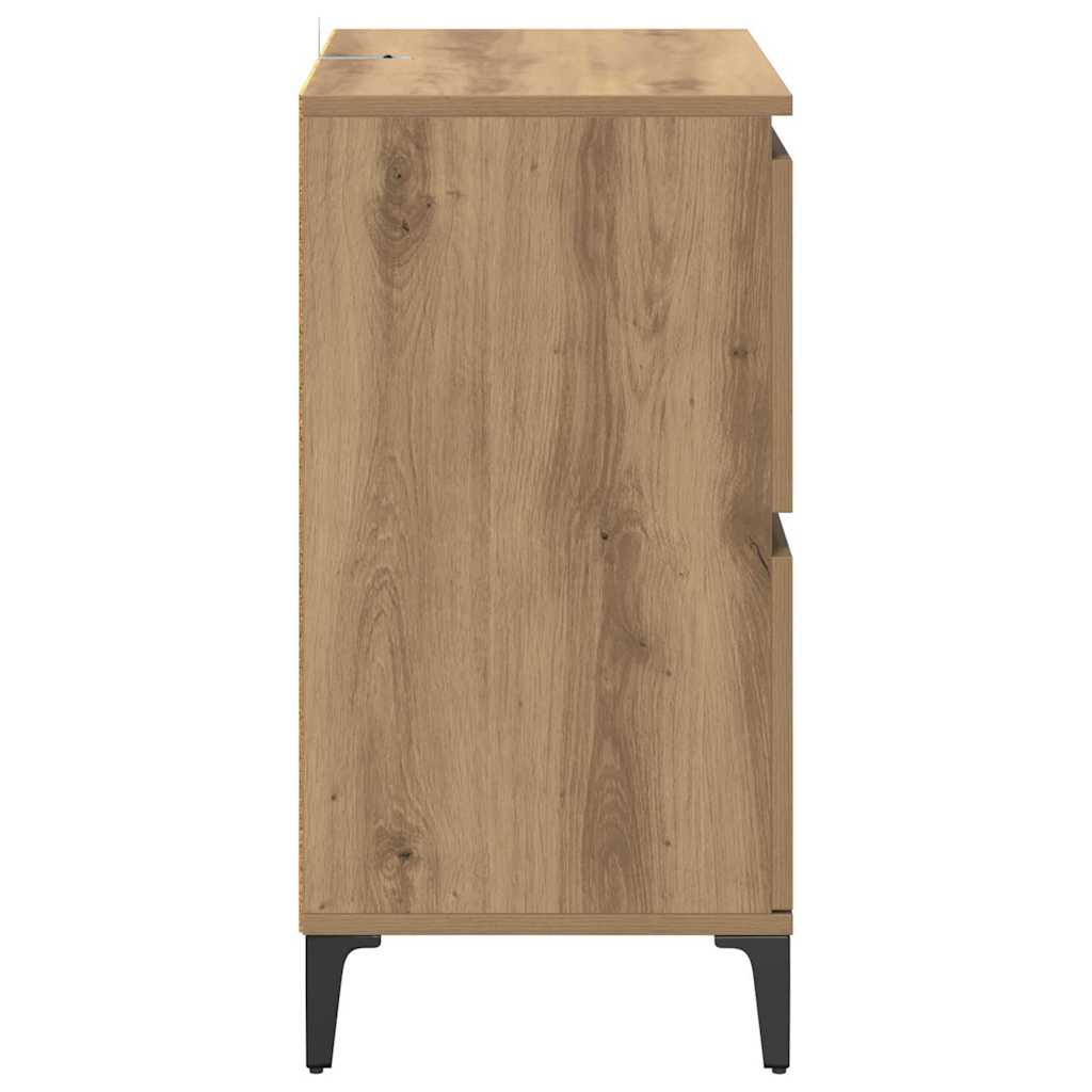 Komode 3 pcs Umjetnički hrast 60 x 35 x 70 cm Konstruirano drvo