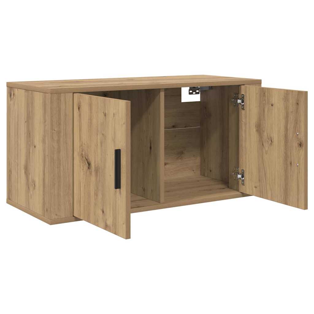 Zidni TV ormar set 3 pcs Umjetnički hrast 80 x 34,5 x 40 cm