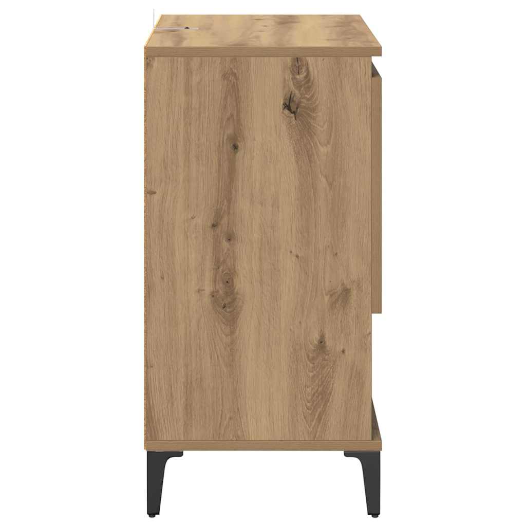 Komode 2 pcs Umjetnički hrast 60 x 35 x 70 cm Konstruirano drvo
