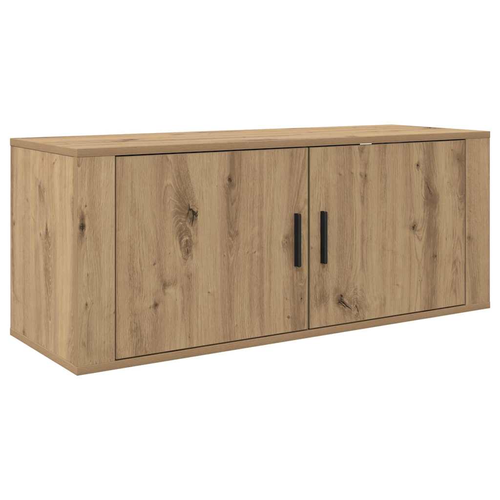 Zidni TV ormar set 3 pcs Umjetnički hrast 100 x 34,5 x 40 cm
