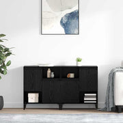 Komode 2 kom. Crni hrast 60 x 35 x 70 cm Konstruirano drvo