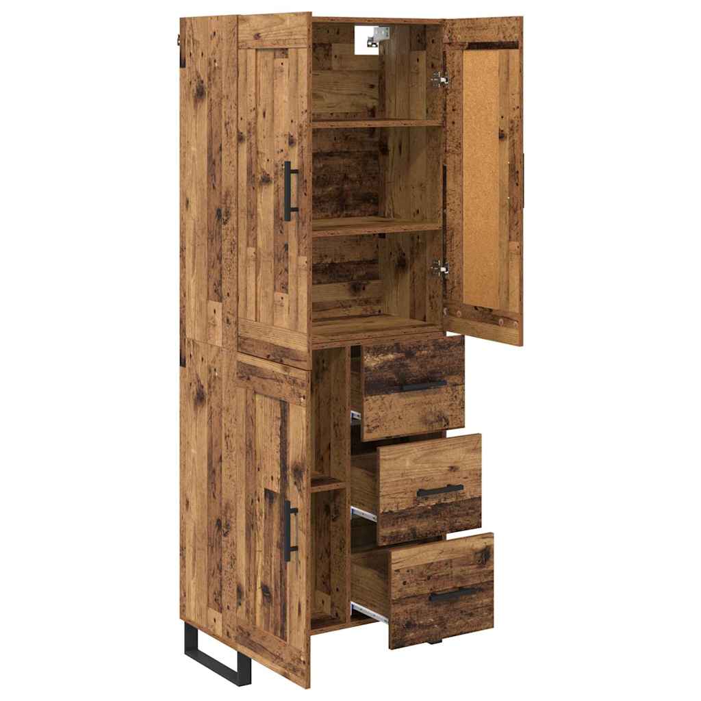 Highboard Staro drvo 69,5 x 34 x 180 cm Konstruirano drvo