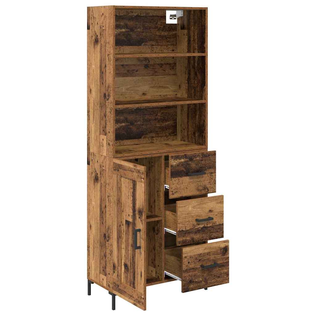 Highboard Staro drvo 69,5 x 34 x 180 cm Konstruirano drvo