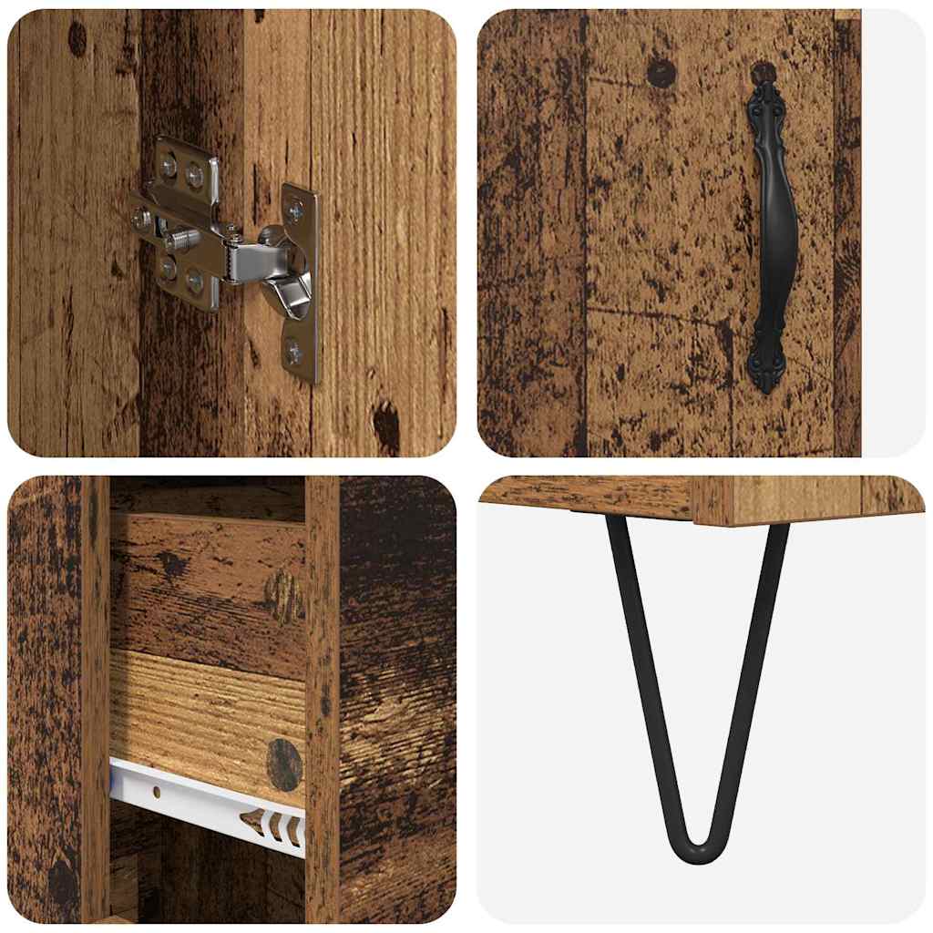 Highboard Staro drvo 69,5 x 34 x 180 cm Konstruirano drvo