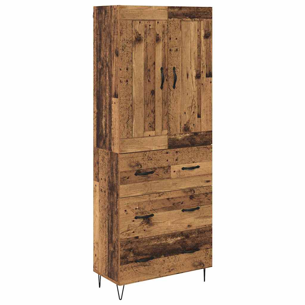 Highboard Staro drvo 69,5 x 34 x 180 cm Konstruirano drvo