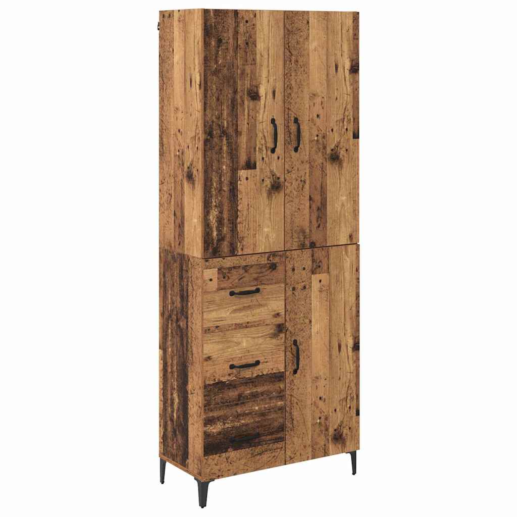 Highboard Zidne Staro drvo 69,5 x 34 x 180 cm Konstruirano drvo