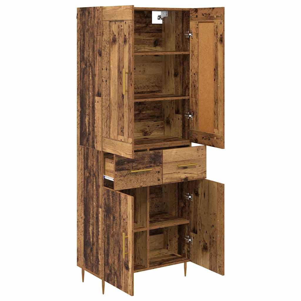 Highboard Staro drvo 69,5 x 34 x 180 cm Konstruirano drvo