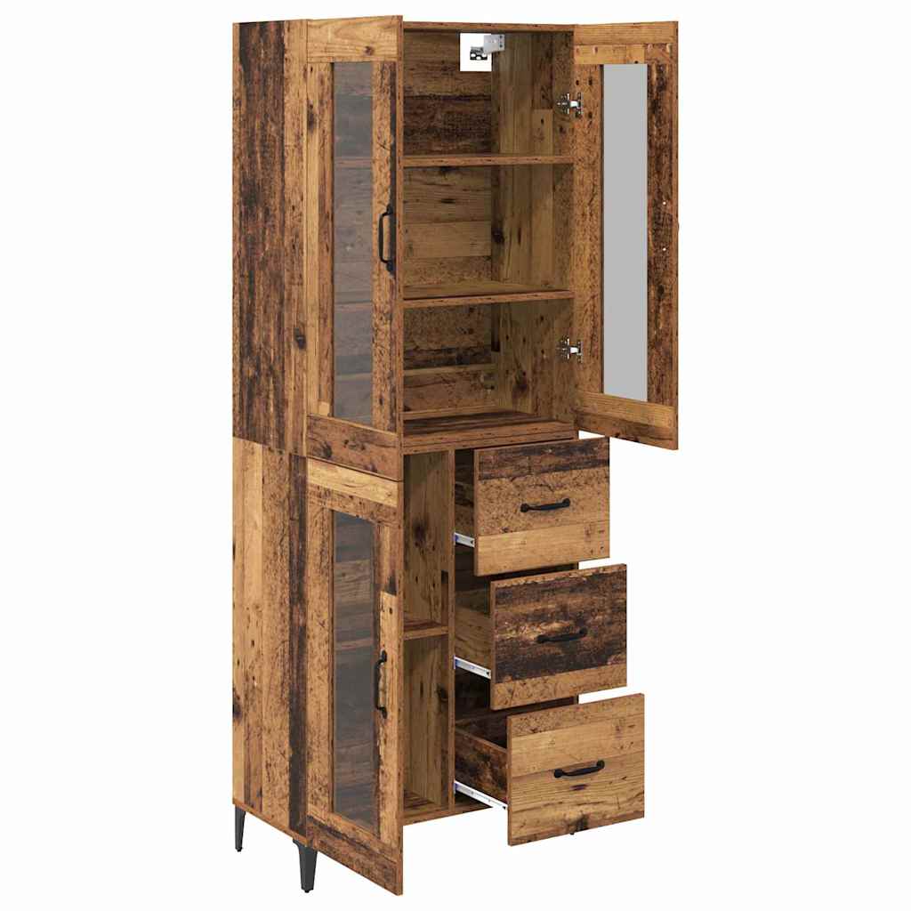 Highboard Staro drvo 69,5 x 34 x 180 cm Konstruirano drvo