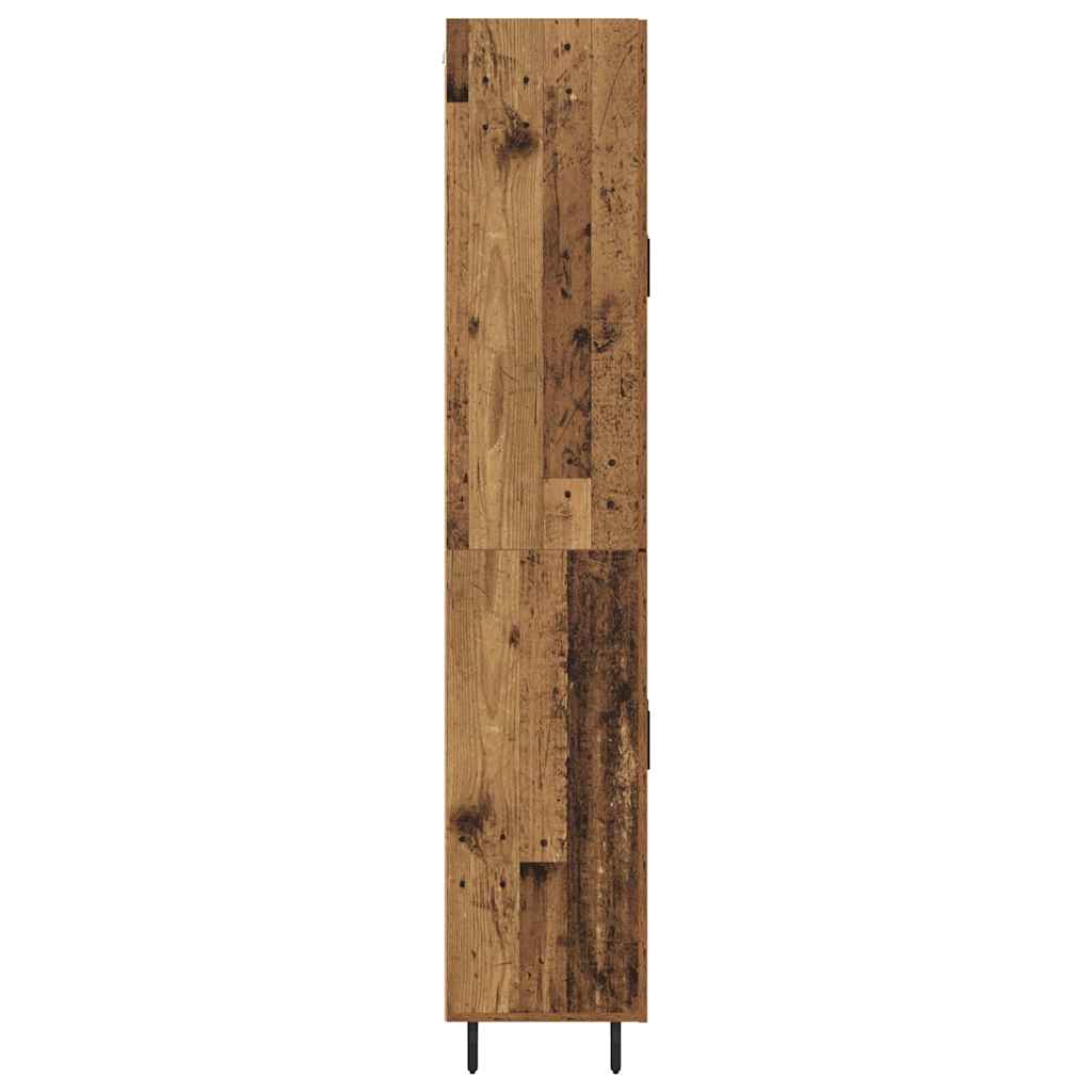 Highboard 2 pcs Staro drvo Konstruirano drvo