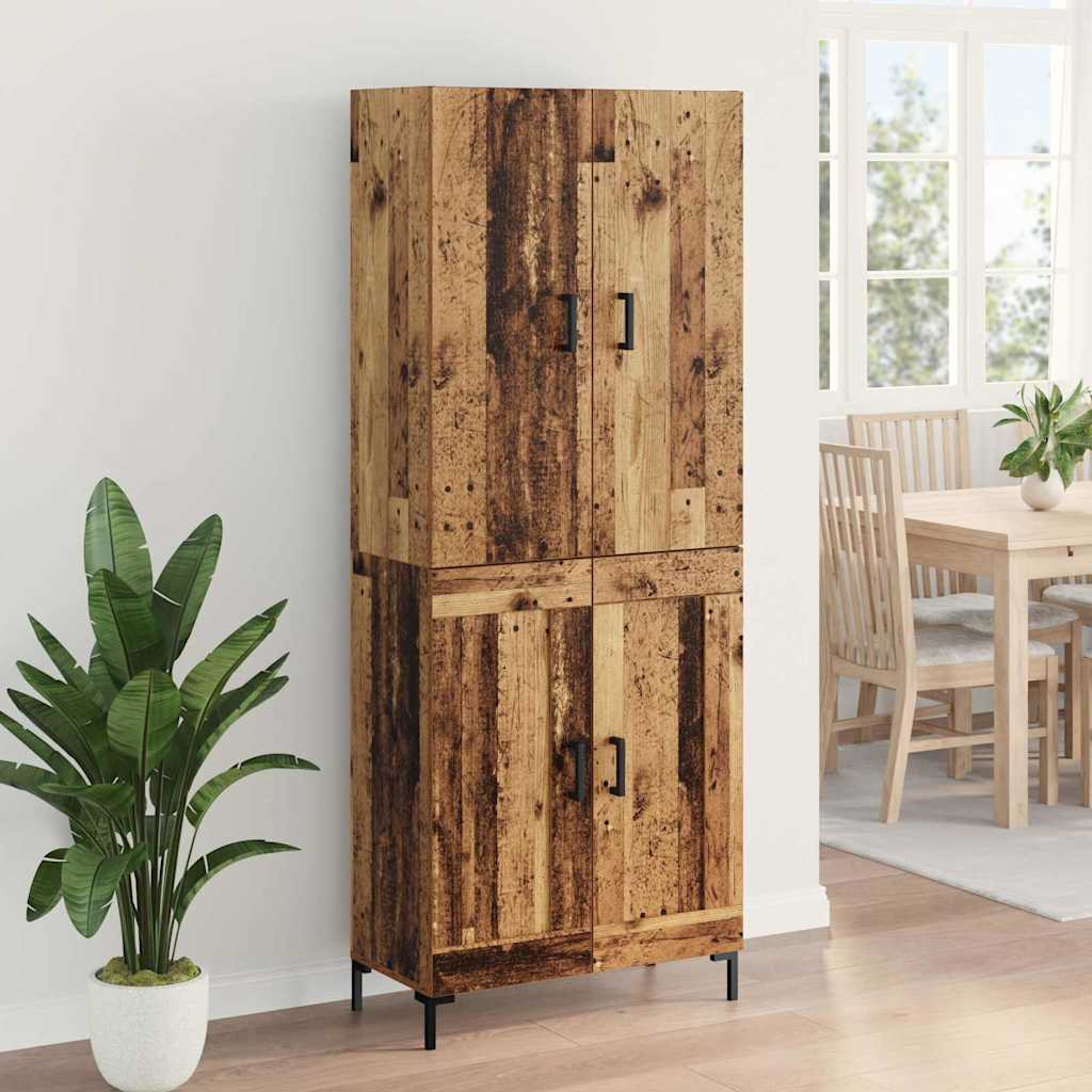 Highboard Zidne Staro drvo 69,5 x 34 x 180 cm Konstruirano drvo