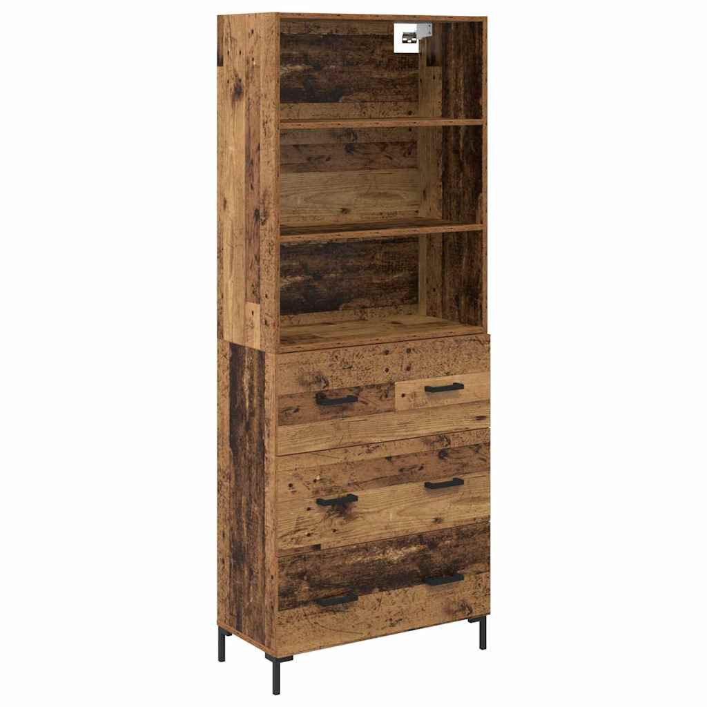 Highboard Staro drvo 69,5 x 34 x 180 cm Konstruirano drvo