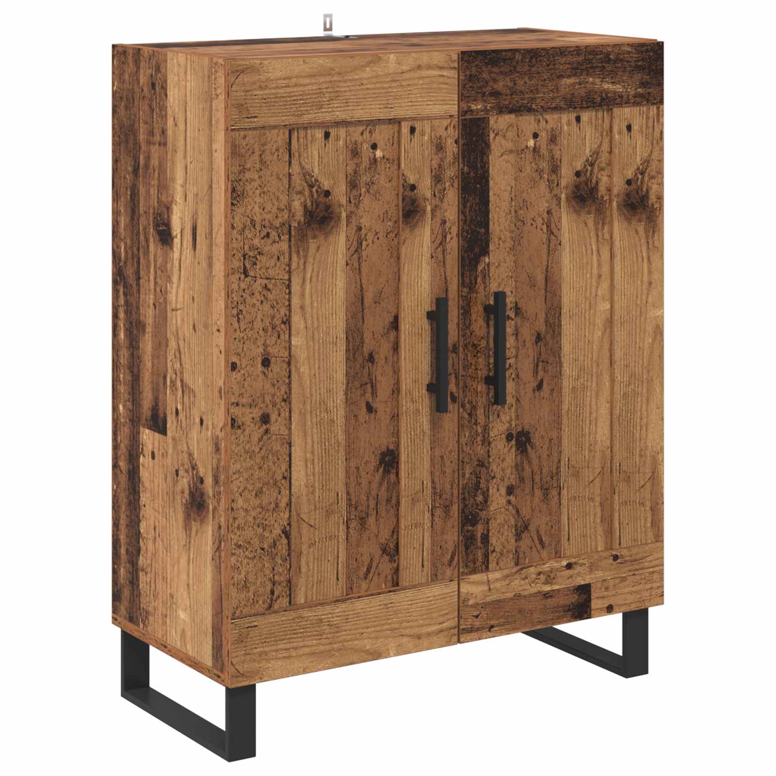 Highboard 2 pcs Staro drvo Konstruirano drvo