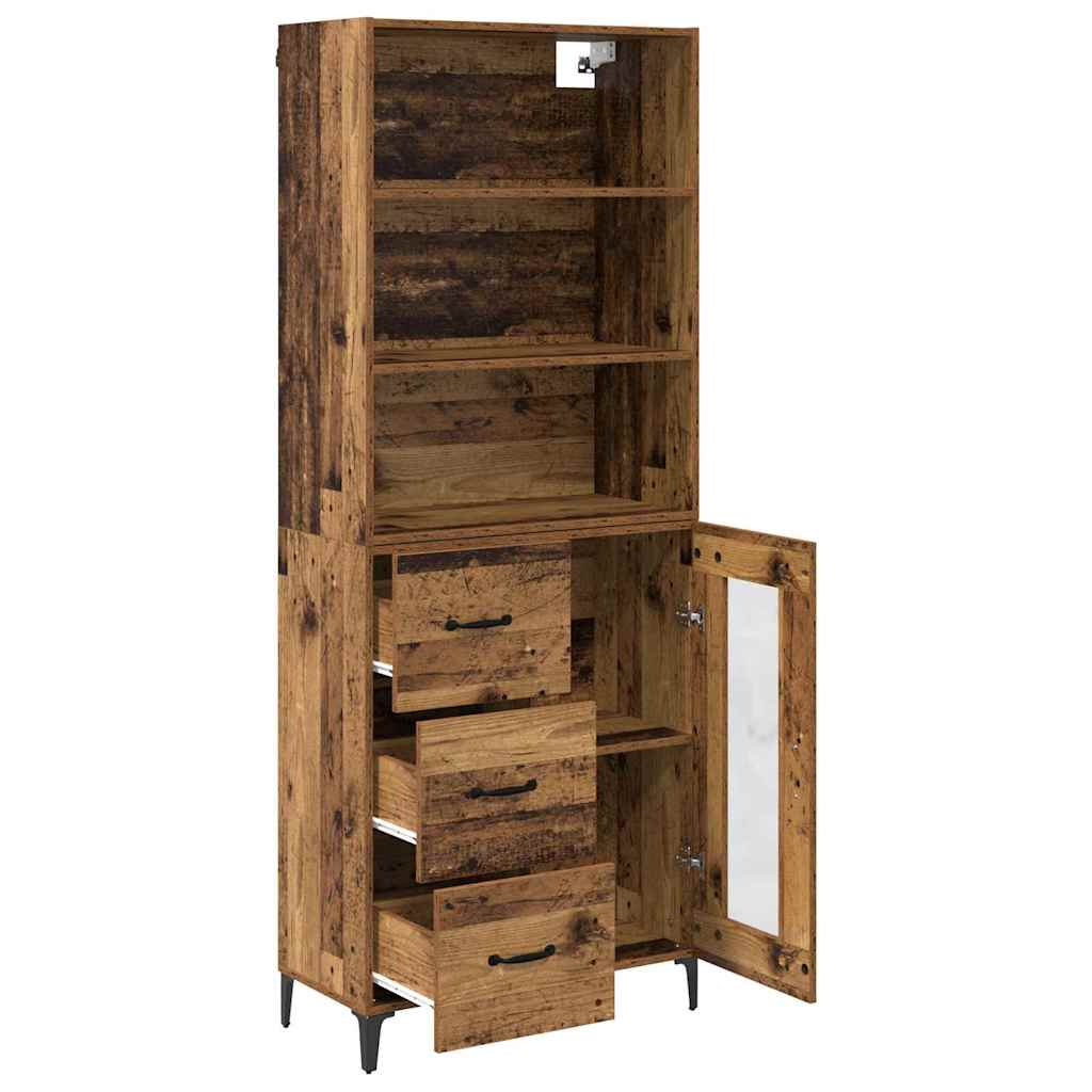 Highboard Staro drvo 69,5 x 34 x 180 cm Konstruirano drvo