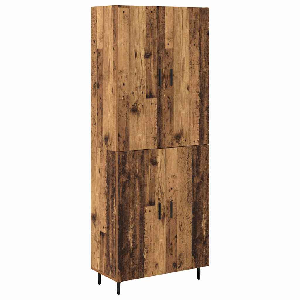 Highboard 2 kom. Staro drvo 69,5 x 34 x 180 cm