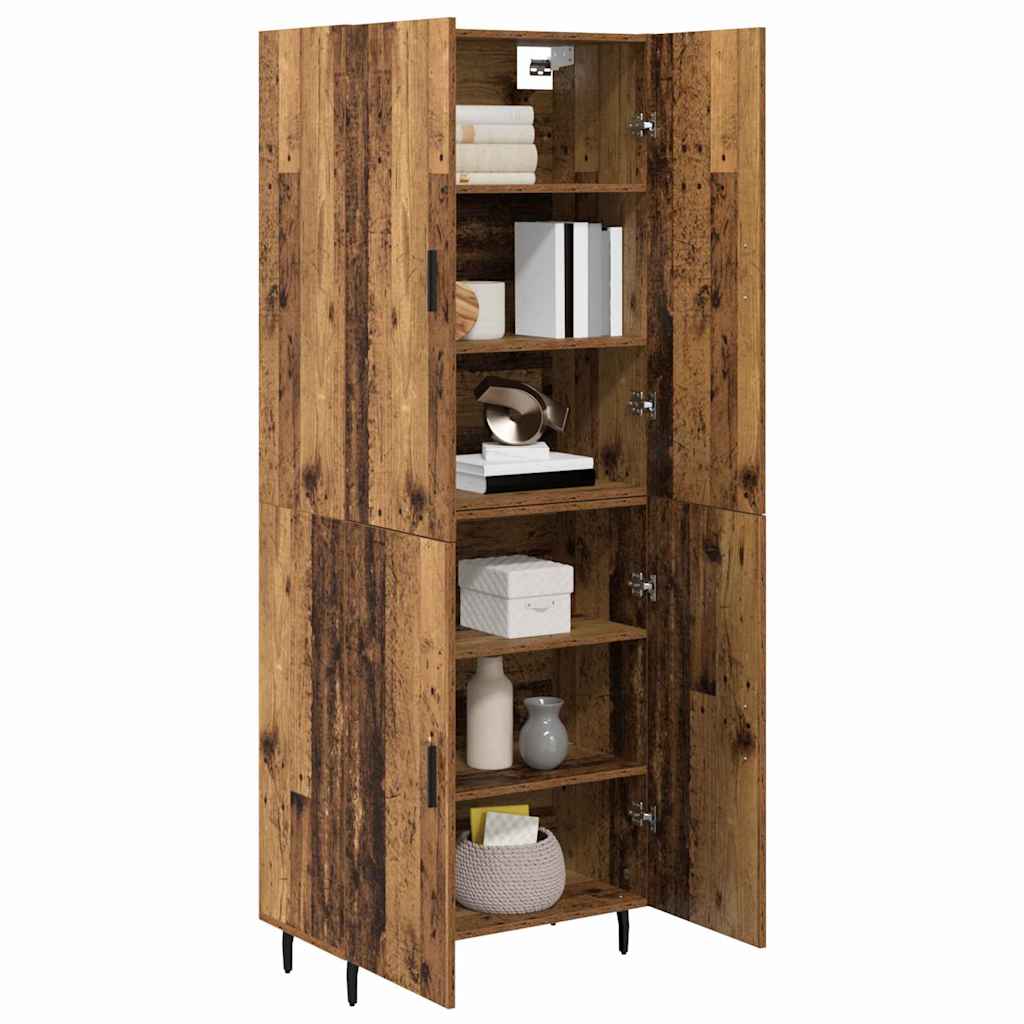 Highboard 2 kom. Staro drvo 69,5 x 34 x 180 cm