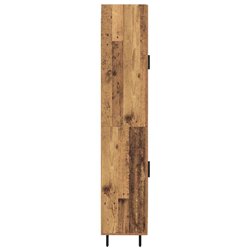 Highboard 2 pcs Staro drvo Konstruirano drvo