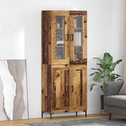 Highboard 2 kom. Staro drvo 69,5 x 34 x 180 cm