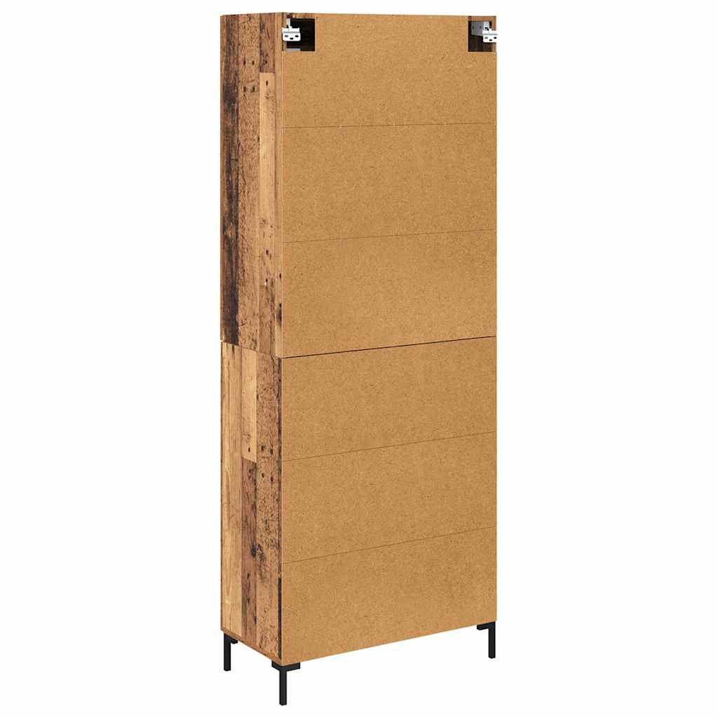Highboard 2 pcs Staro drvo Konstruirano drvo