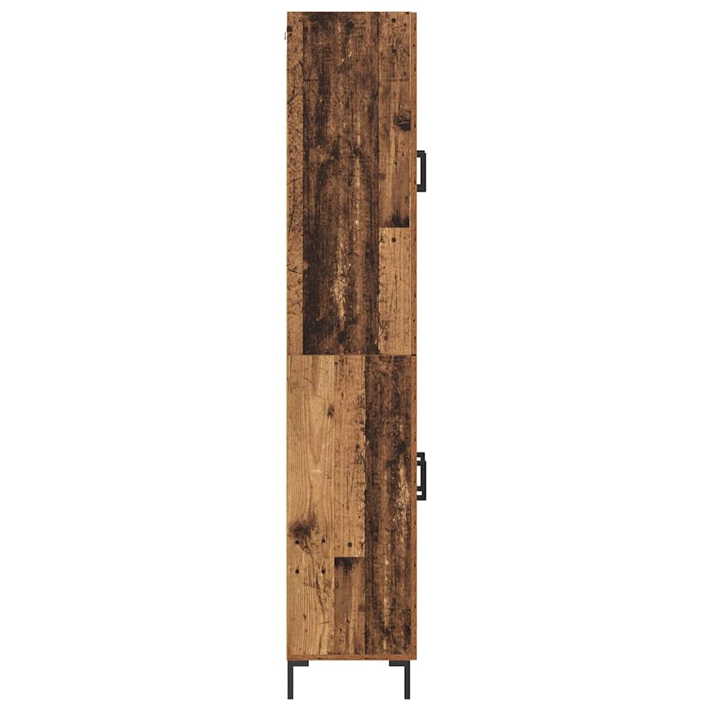 Highboard 2 pcs Staro drvo Konstruirano drvo