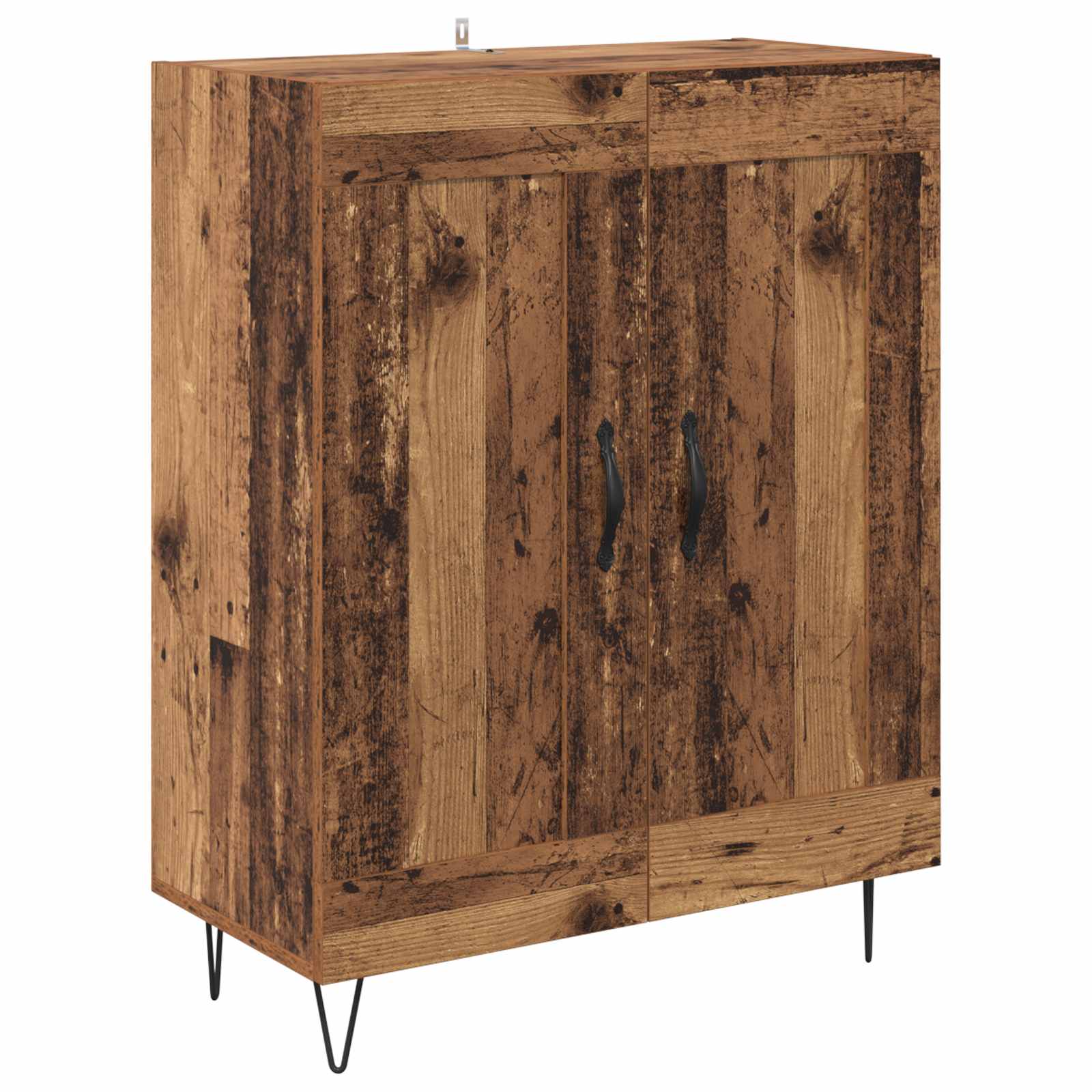 Highboard 2 pcs Staro drvo Konstruirano drvo