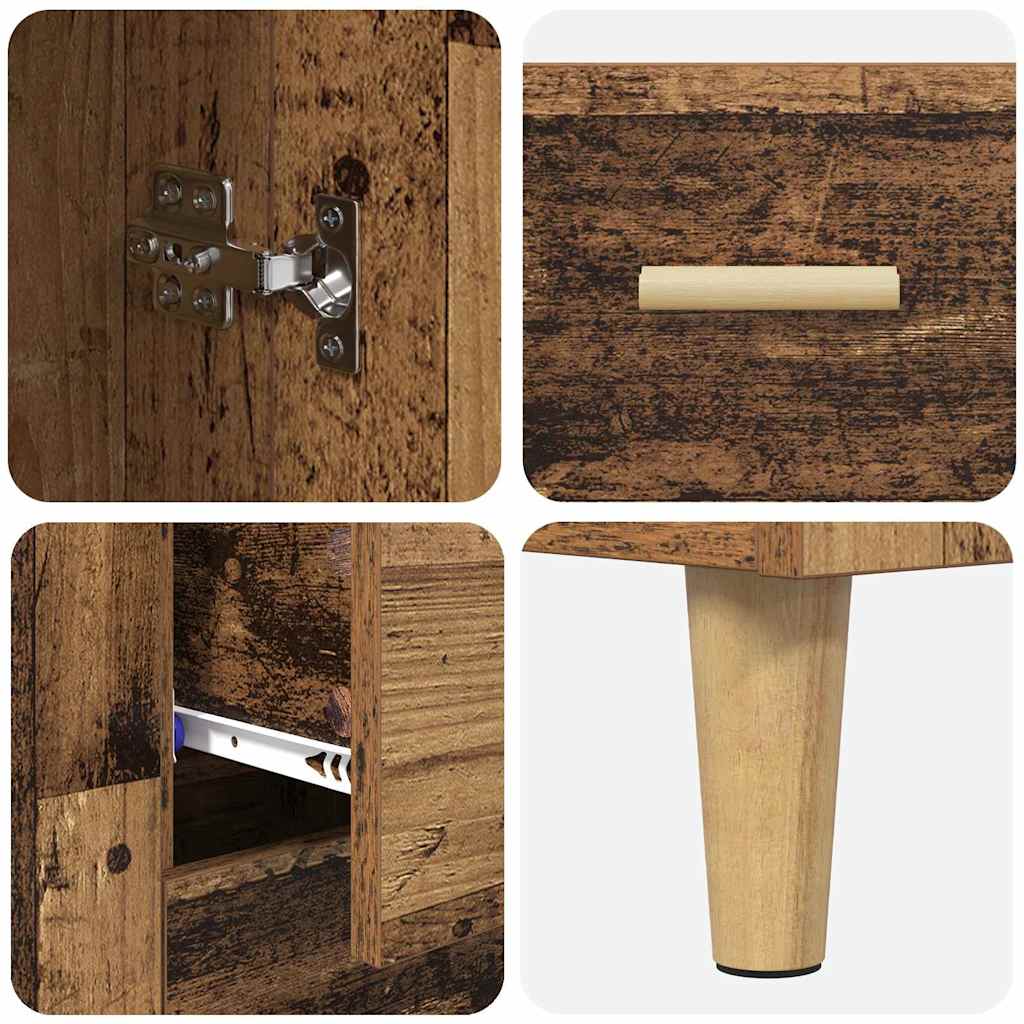 Highboard Staro drvo 69,5 x 34 x 180 cm Konstruirano drvo