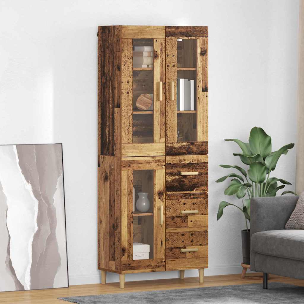 Highboard Staro drvo 69,5 x 34 x 180 cm Konstruirano drvo