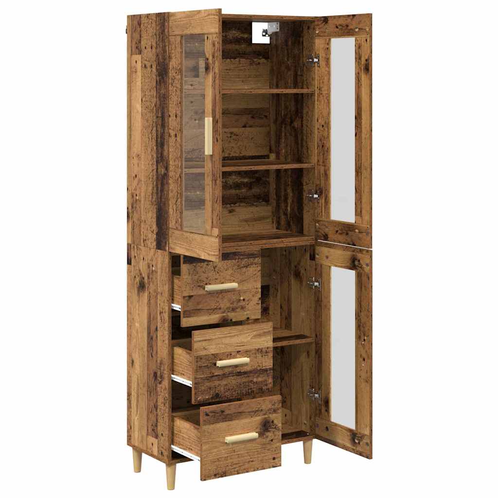 Highboard Staro drvo 69,5 x 34 x 180 cm Konstruirano drvo