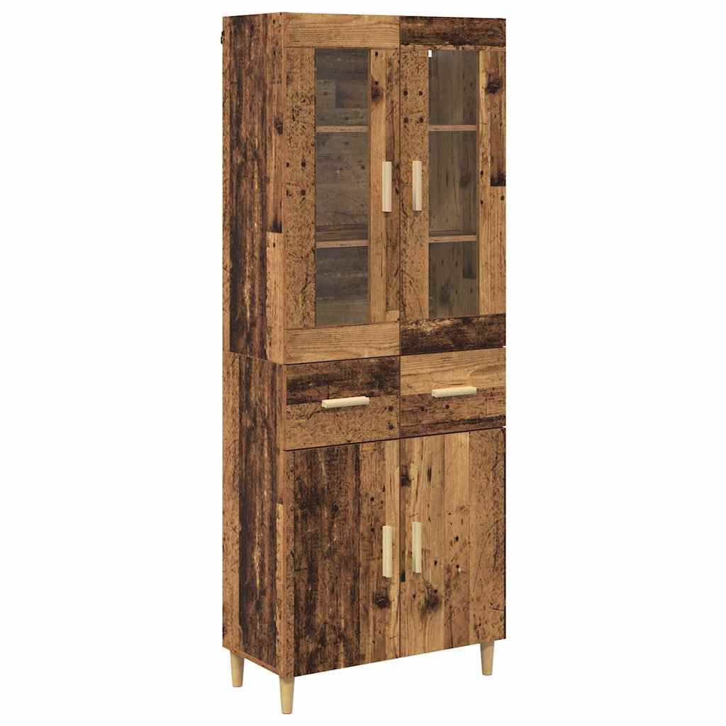 Highboard Staro drvo 69,5 x 34 x 180 cm Konstruirano drvo