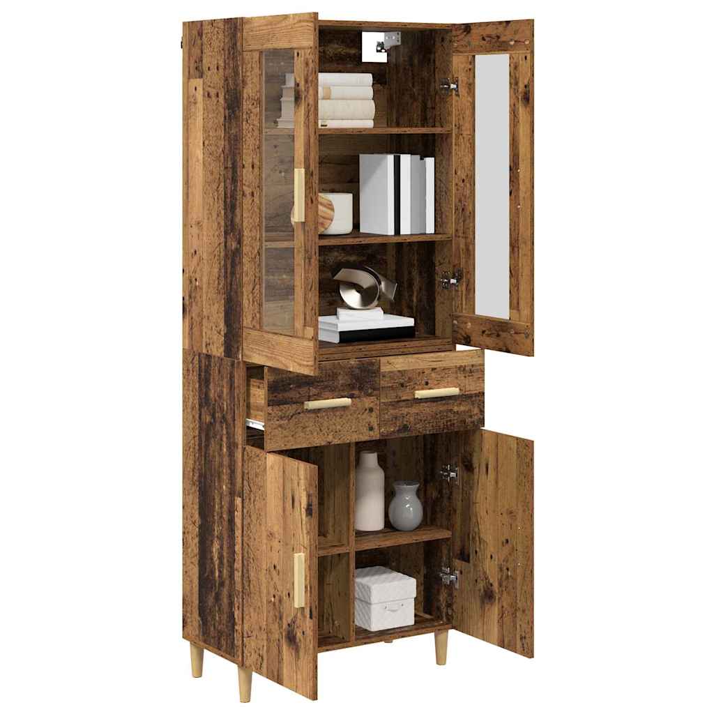 Highboard Staro drvo 69,5 x 34 x 180 cm Konstruirano drvo