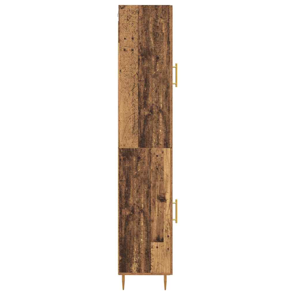 Highboard 2 pcs Staro drvo Konstruirano drvo