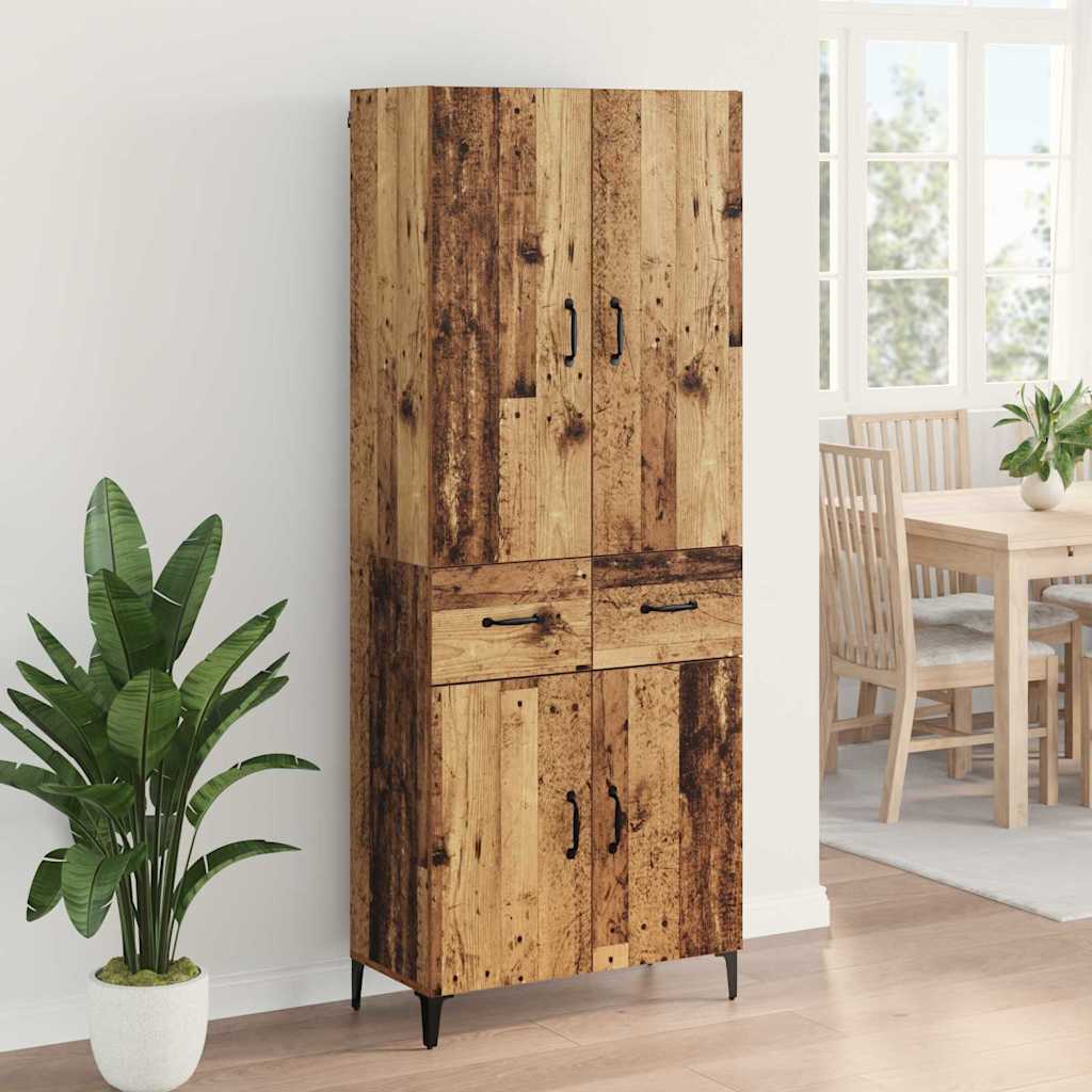 Highboard Zidne Staro drvo 69,5 x 34 x 180 cm Konstruirano drvo