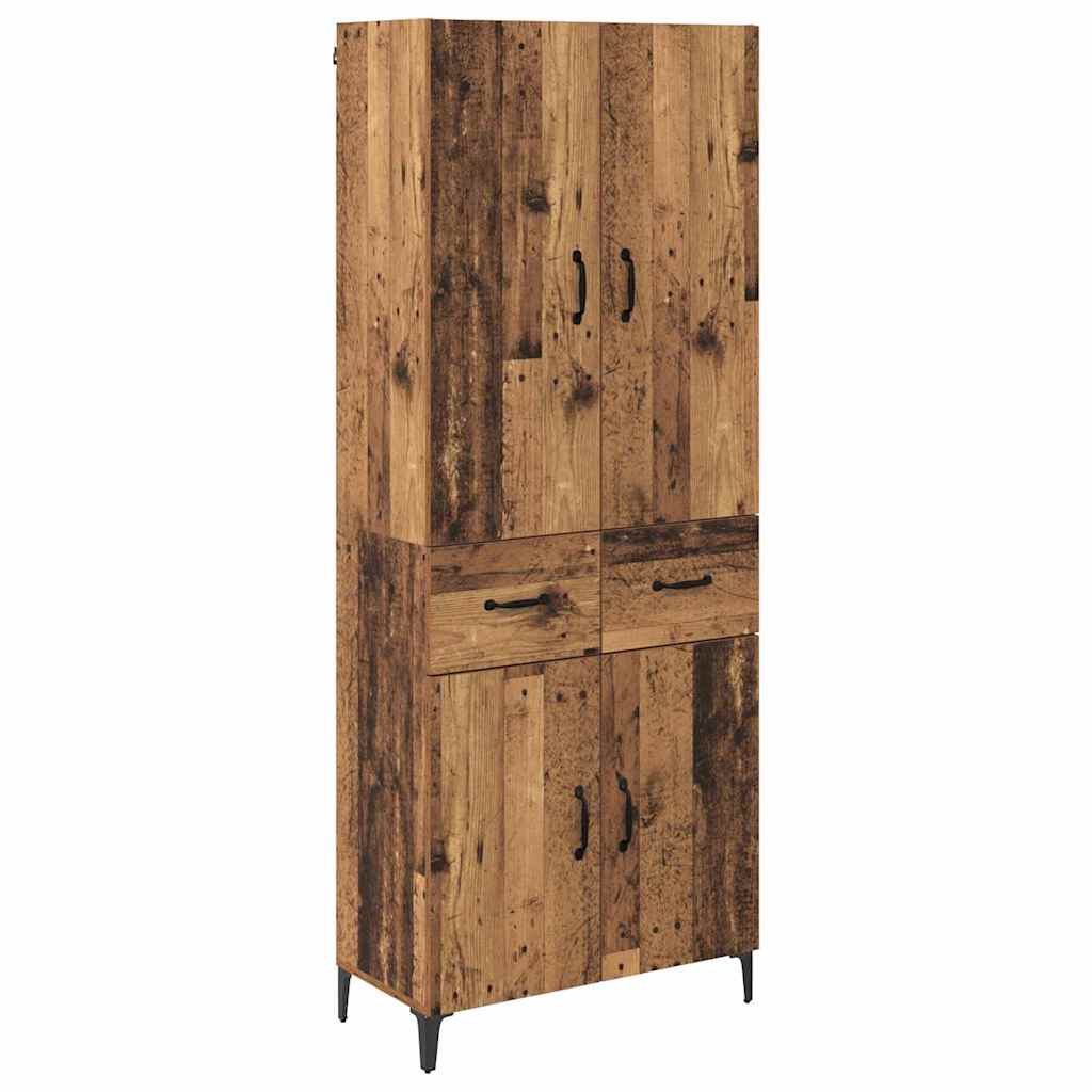 Highboard Zidne Staro drvo 69,5 x 34 x 180 cm Konstruirano drvo