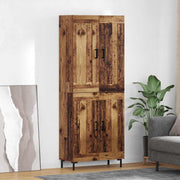 Highboard 2 kom. Staro drvo 69,5 x 34 x 180 cm