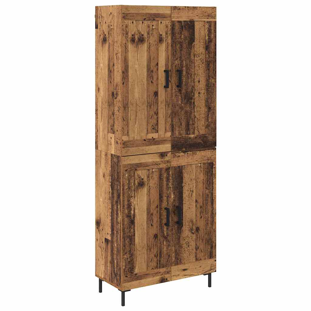 Highboard 2 kom. Staro drvo 69,5 x 34 x 180 cm