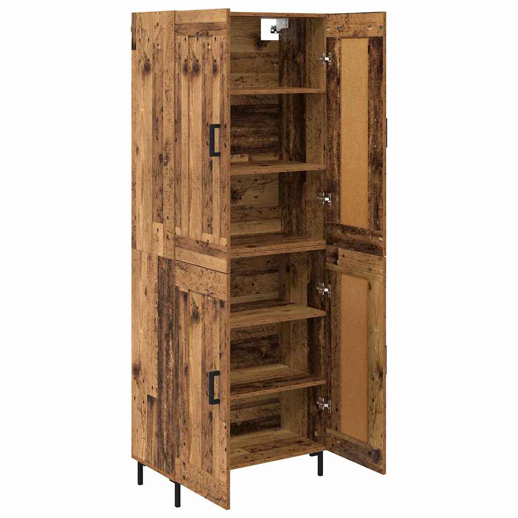 Highboard 2 kom. Staro drvo 69,5 x 34 x 180 cm