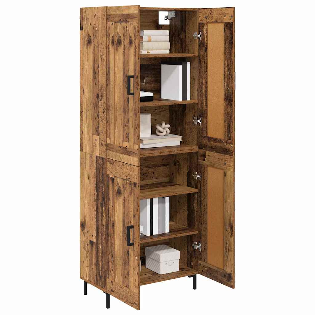 Highboard 2 kom. Staro drvo 69,5 x 34 x 180 cm