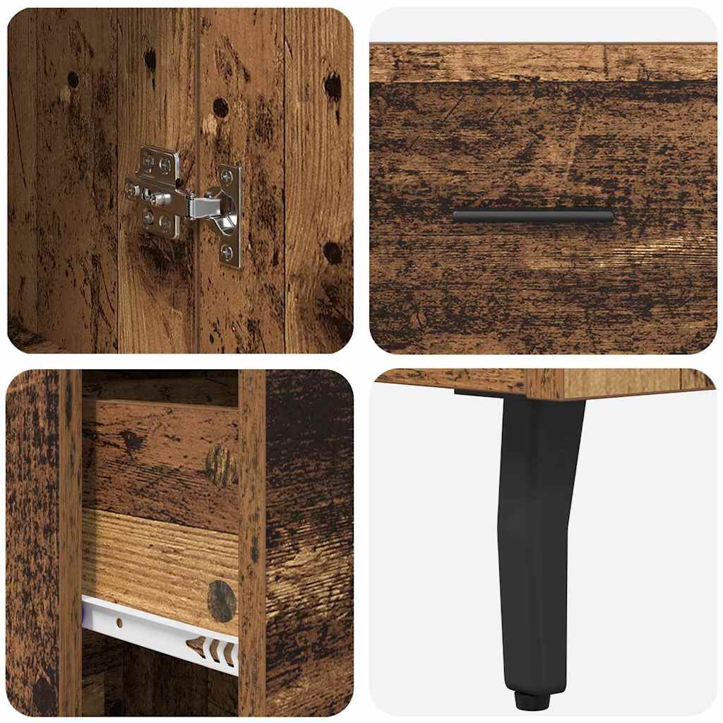 Highboard Staro drvo 34,5 x 34 x 180 cm Konstruirano drvo