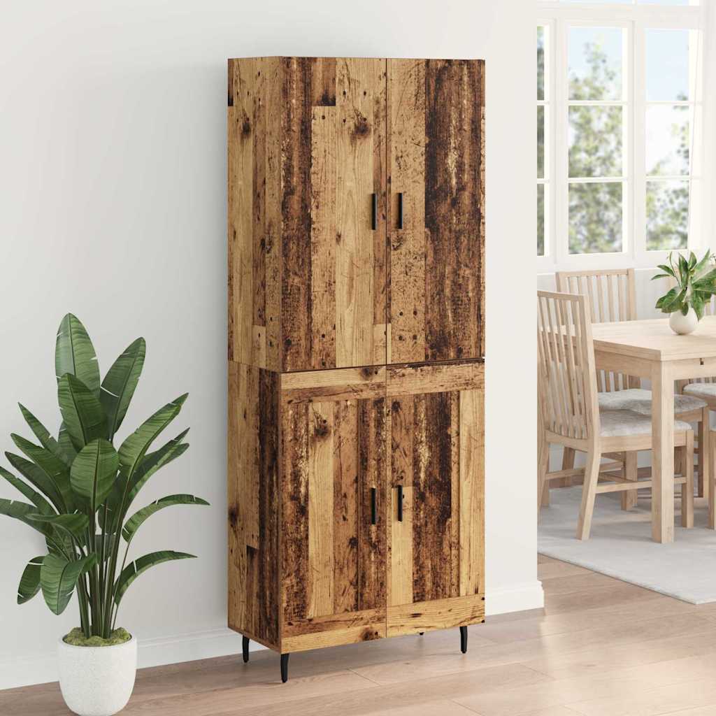 Highboard 2 kom. Staro drvo 69,5 x 34 x 180 cm