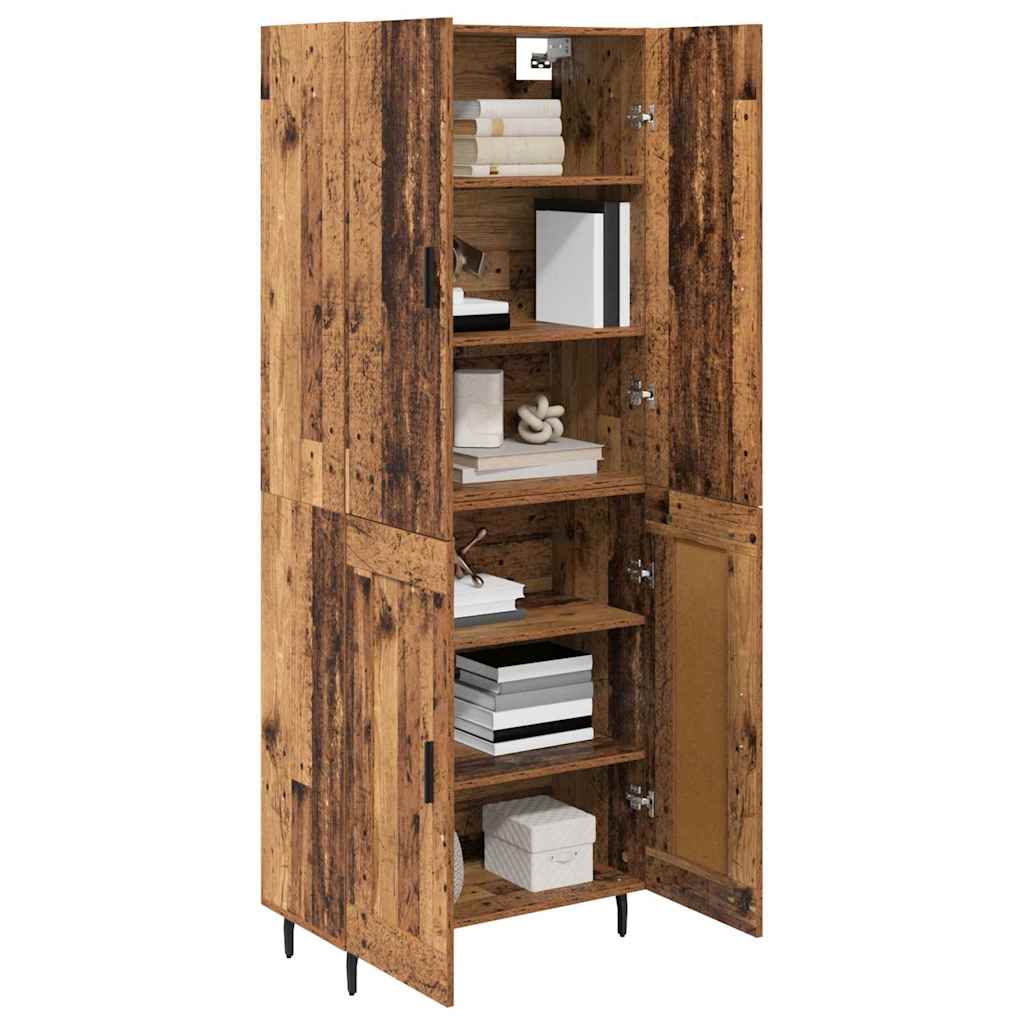 Highboard 2 kom. Staro drvo 69,5 x 34 x 180 cm