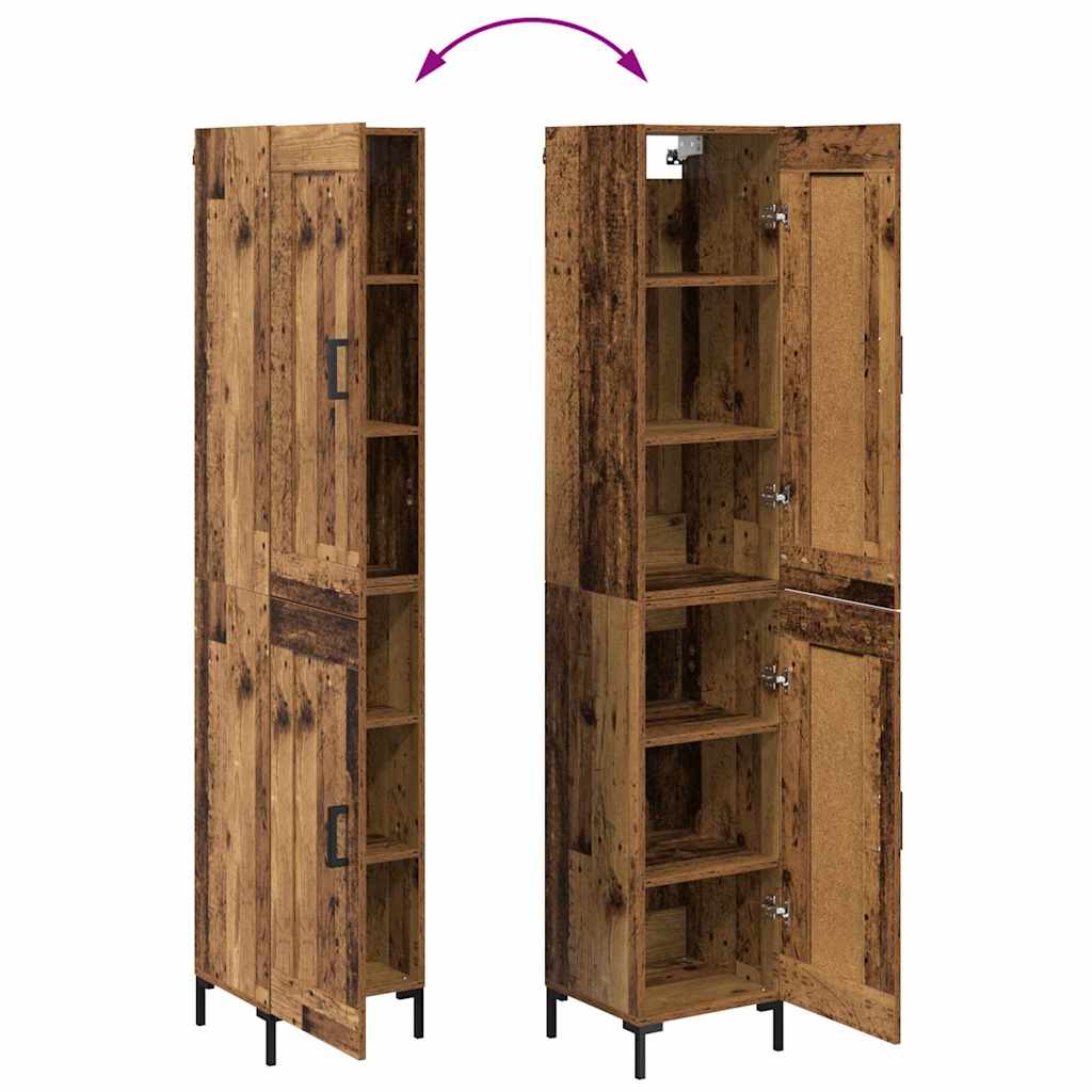 Highboard Staro drvo 34,5 x 34 x 180 cm Konstruirano drvo