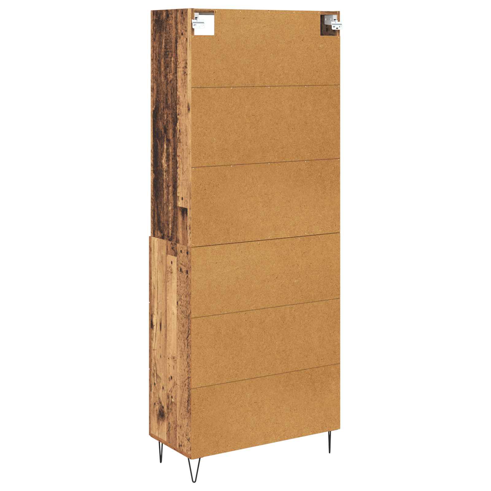Highboard s ladicama 2 pcs Staro drvo Konstruirano drvo
